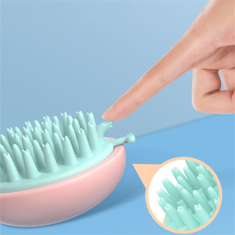 Silikonska glava Tijelo Četka za masažu vlasišta Silikonska četka za šampon Češalj za pranje kose Četka za tuširanje Kupanje SPA masaža Četka za kupanje