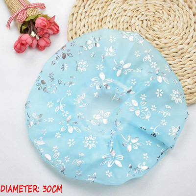 Dušas Cepurīte Bieza Elastīga Vannas Cepure Vannas cepure sievietēm Frizētava Dot Ūdensizturīga Vannas istabas Produkti Vannas istabas piederumi