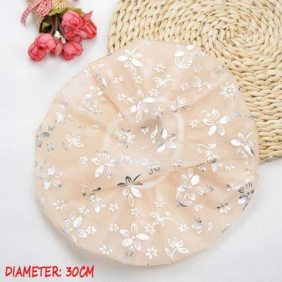 Dušas Cepurīte Bieza Elastīga Vannas Cepure Vannas cepure sievietēm Frizētava Dot Ūdensizturīga Vannas istabas Produkti Vannas istabas piederumi