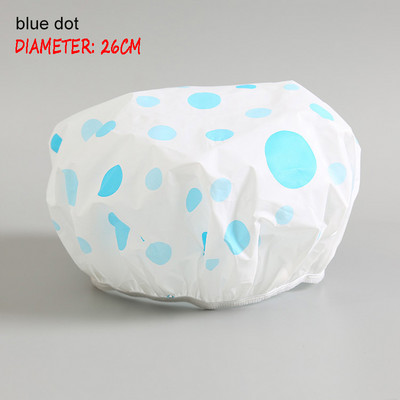 Dušas Cepurīte Bieza Elastīga Vannas Cepure Vannas cepure sievietēm Frizētava Dot Ūdensizturīga Vannas istabas Produkti Vannas istabas piederumi