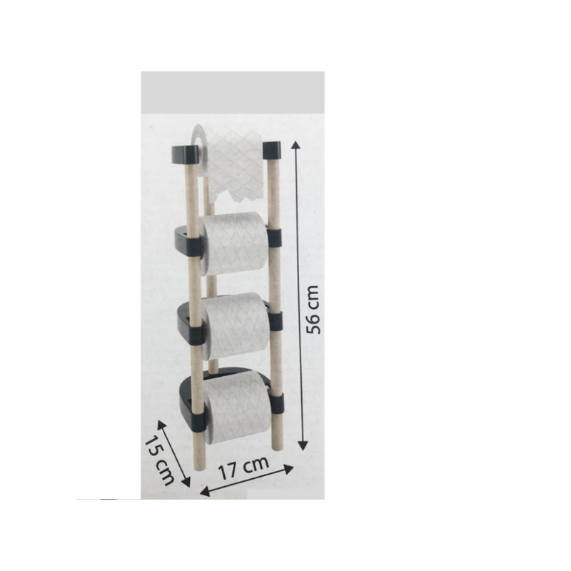 Tualetes papīra ruļļa turētājs WC Vannas istabas piederumi Plaukts Vannas istabas organizators Pārnēsājams moderns koka modulārs roku darbs bezmaksas piegāde