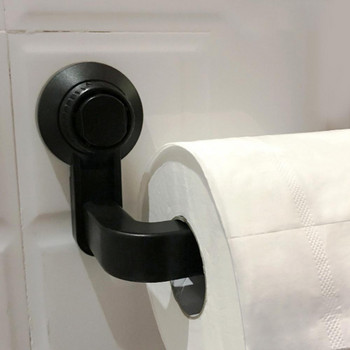 Държач за хартия на руло Кухня Баня Тоалетна Стена Окачена вендуза Поставка Рафт