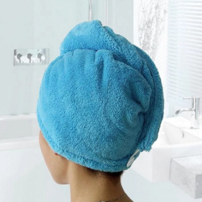 K-STAR Ženski turban od mikrovlakana Super upijajuće sušenje kose Mekana ženska kapa za tuširanje Umotavanje Alati za kupanje Ručnik za kupanje