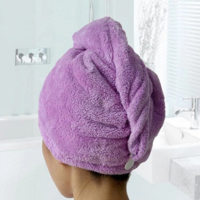 K-STAR Ženski turban od mikrovlakana Super upijajuće sušenje kose Mekana ženska kapa za tuširanje Umotavanje Alati za kupanje Ručnik za kupanje