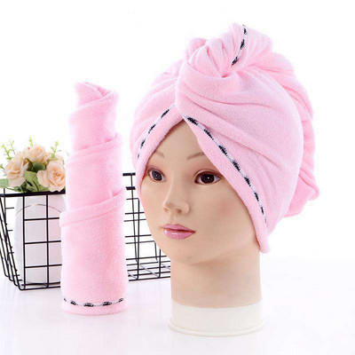 Žāvēšanas matu dvielis Dry Hair Cap Mikrošķiedras Matu Žāvēšanas Wrap Spēcīgs Ūdens Uzsūcējs Trīsstūris Dušas Cepure Noslaukot Matu Dvieļu rīks