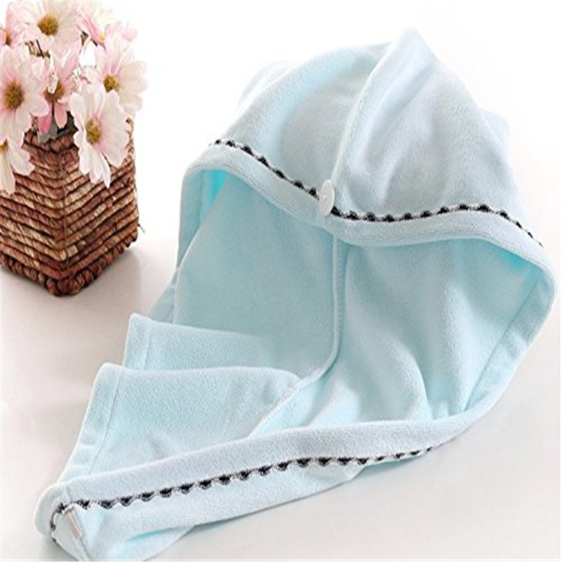 Žāvēšanas matu dvielis Dry Hair Cap Mikrošķiedras Matu Žāvēšanas Wrap Spēcīgs Ūdens Uzsūcējs Trīsstūris Dušas Cepure Noslaukot Matu Dvieļu rīks