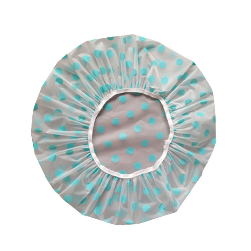 Ūdensizturīga Wave Point vannas cepure Elastīga dušas cepure Atkārtoti lietojama vannas galvas matu pārsegs sievietēm salona dušas vannas piederumi