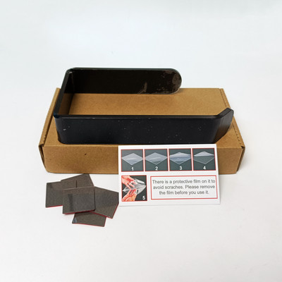 Jauns 1 gab matēts melns tualetes papīra turētājs pie sienas stiprināms audu ruļļa pakaramais akrils vannas istabas aksesuāri karstā izpārdošana