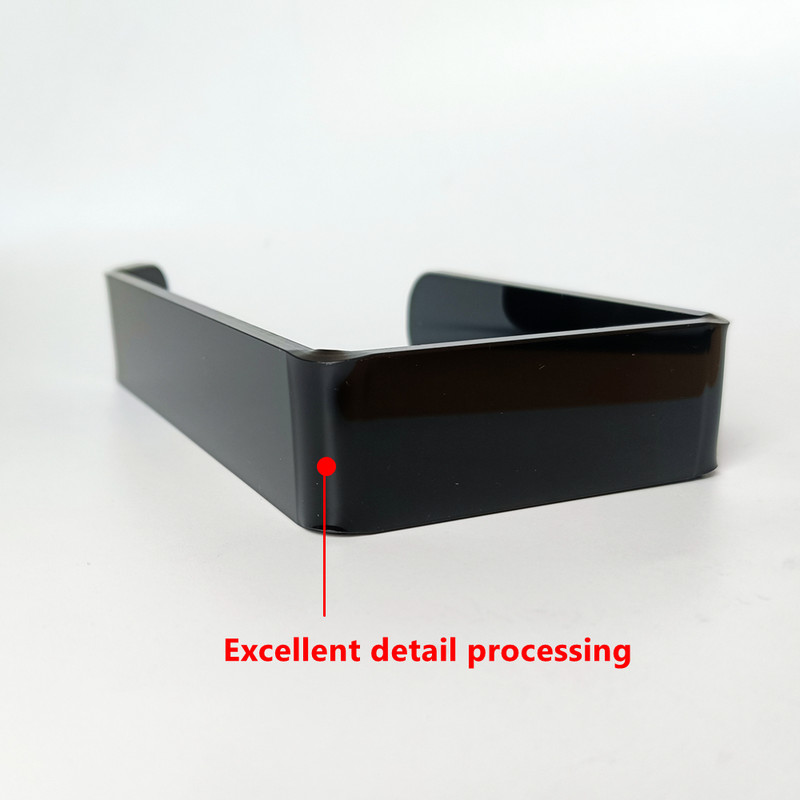 Jauns 1 gab matēts melns tualetes papīra turētājs pie sienas stiprināms audu ruļļa pakaramais akrils vannas istabas aksesuāri karstā izpārdošana