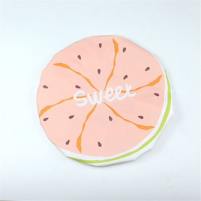 1 PC Cute Fruit Sleep Cap Sadzīves preces Atkārtoti lietojami sabiezināti ūdensizturīgi elastīgi galvas matu pārklāji Vannas istabas piederumi