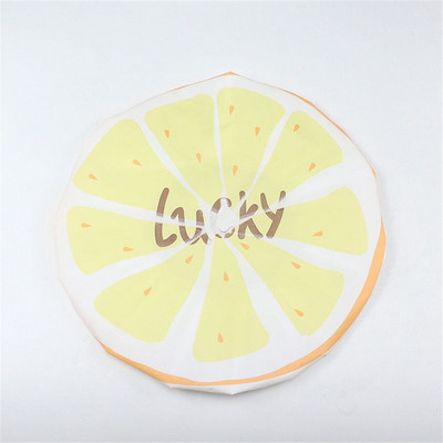 1 PC Cute Fruit Sleep Cap Sadzīves preces Atkārtoti lietojami sabiezināti ūdensizturīgi elastīgi galvas matu pārklāji Vannas istabas piederumi