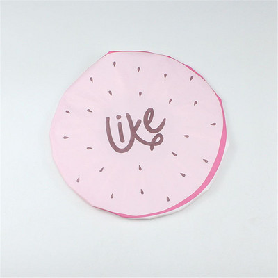 1 PC Cute Fruit Sleep Cap Sadzīves preces Atkārtoti lietojami sabiezināti ūdensizturīgi elastīgi galvas matu pārklāji Vannas istabas piederumi