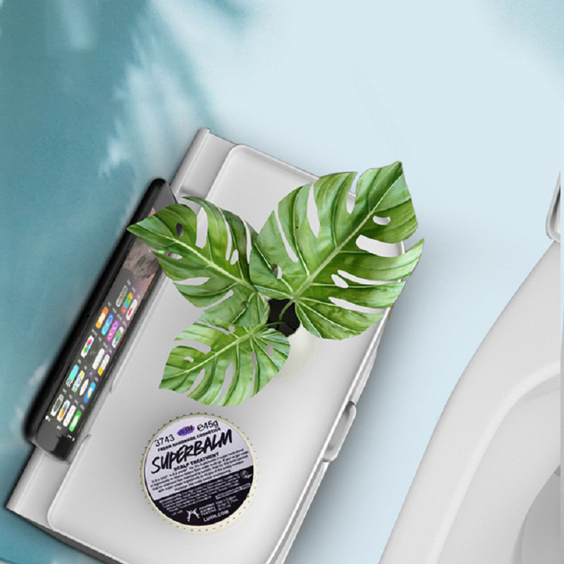 Vannas istabas audu uzglabāšanas kaste Sienas stiprinājums Ūdensnecaurlaidīgs tualetes papīra turētājs Divslāņu mājas piederumi bez perforatora tualetes piederumi