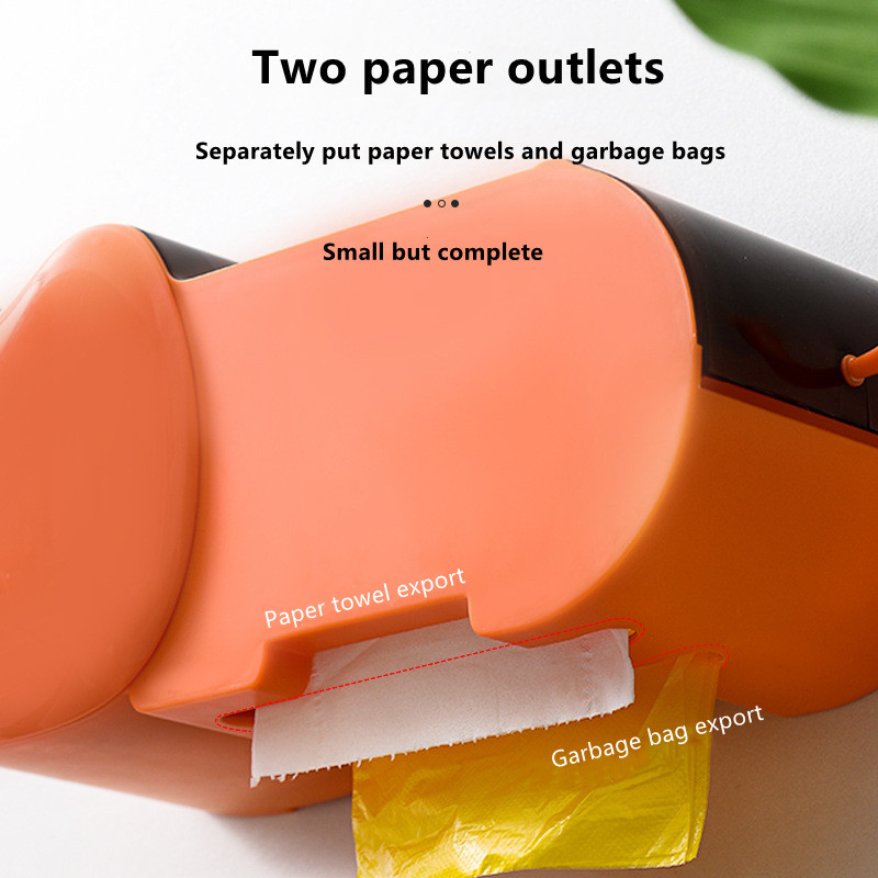Kaķa formas ūdensnecaurlaidīgs pie sienas stiprināms tualetes papīra turētājs tualetes papīra kaste Vannas istabas piederumi rullopapīra uzglabāšanas kastes salvešu paplāte