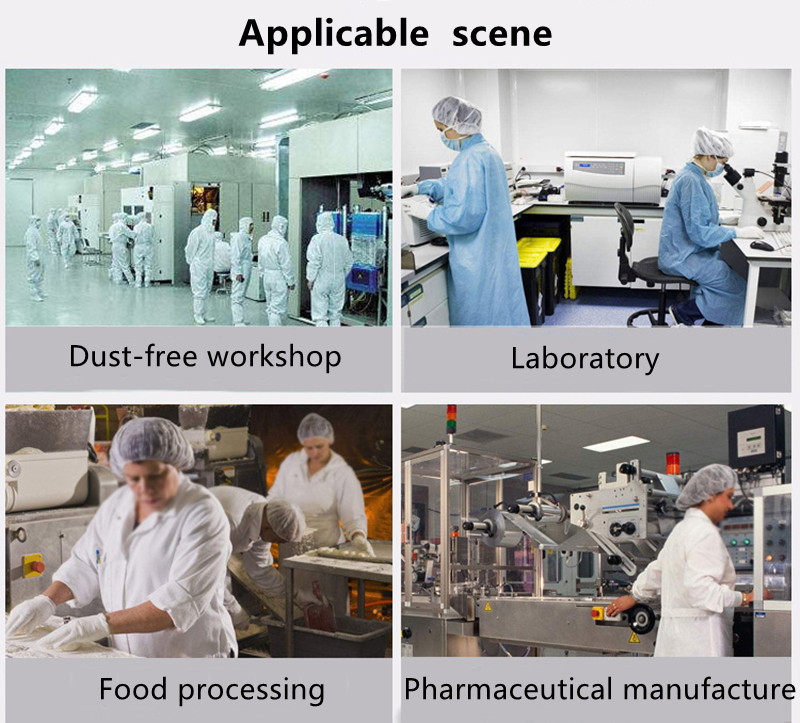 100 gab. Neausta vienreizlietojama elastīga kroku putekļu cepure sievietēm vīriešu dušas cepures spa matu cepurēm Salons Vannas istaba Frizētava viesnīca