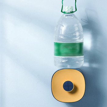 Скандинавски самозалепващ се държач за руло тоалетна хартия, монтиран на стена, водоустойчива кутия за съхранение на тъкани, органайзер за кърпи за лице за баня