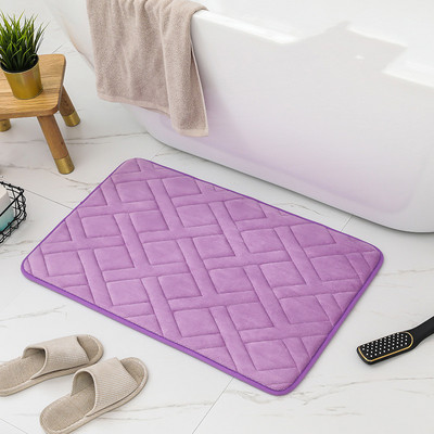 Inyahome Soft Step Premium Memory Foam vannas istabas paklājs, īpaši uzsūcošs, neslīdošs, mazgājams mašīnā, ātri nožūstošs vannas paklājs vannas istabas paklājs