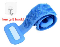 Strip Silikona Vannas Ķermeņa Suka Skrubis Masāža Garās Mud Dūņu Pīlings Berzes Ādas Attīra Exfoliate Dušas Gadget Dropshipping