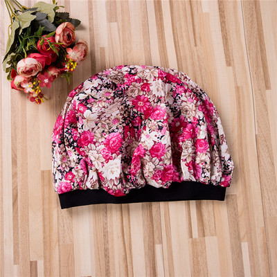 Jauki sieviešu, satīna guļamcepure ar ziedu/leoparda salonu bonnets nakts cepure elastīga josla matu izkrišanas ķīmijas cepures, nakts miega galvas vāks