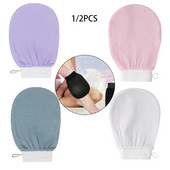 1/2 db Ouble Sided Hammam Scrub Glove Bath Magic Peeling Glove Body Scrub Facial Exfoliate Mitt Home Peeling Glove törölköző