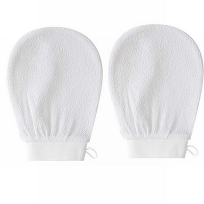 1/2 db Ouble Sided Hammam Scrub Glove Bath Magic Peeling Glove Body Scrub Facial Exfoliate Mitt Home Peeling Glove törölköző