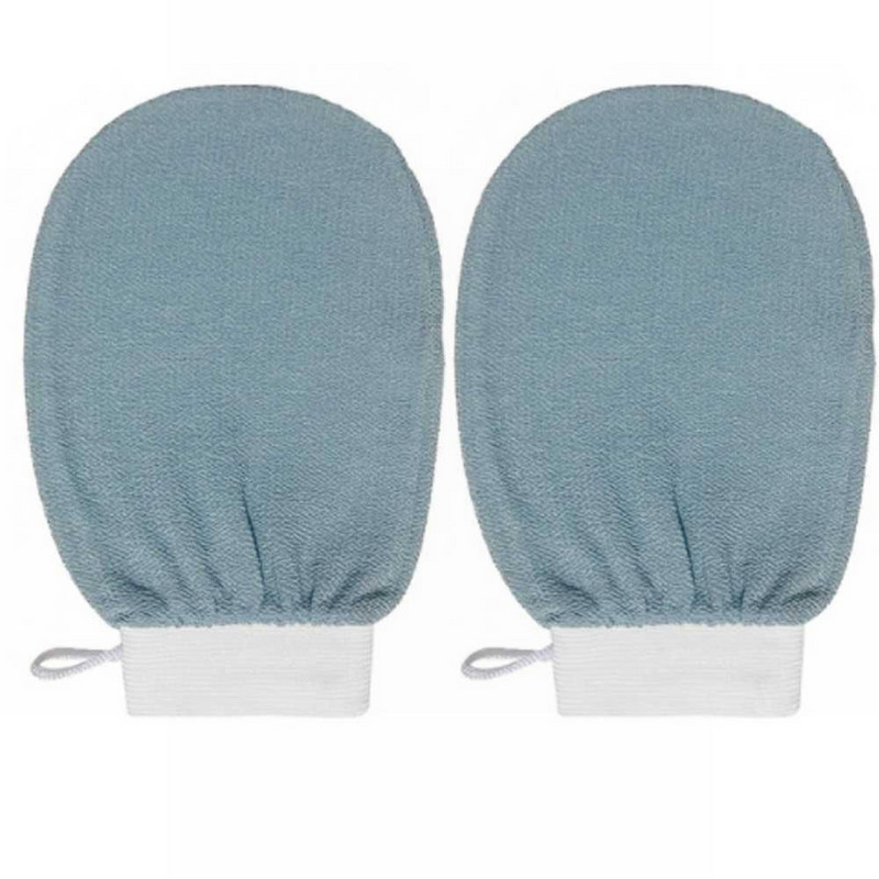 1/2 db Ouble Sided Hammam Scrub Glove Bath Magic Peeling Glove Body Scrub Facial Exfoliate Mitt Home Peeling Glove törölköző