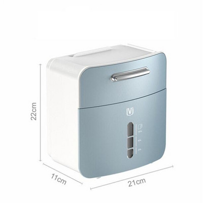 Papīra dvieļu dozators tualetes papīra turētājs ūdensnecaurlaidīgs auduma kastīte, sienas plastmasas stiprinājums uzglabāšanas plaukts, plastmasas vannas istabas izstrādājums