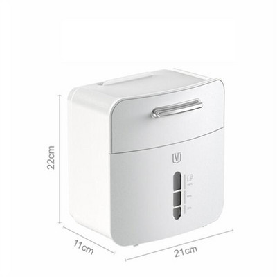 Papīra dvieļu dozators tualetes papīra turētājs ūdensnecaurlaidīgs auduma kastīte, sienas plastmasas stiprinājums uzglabāšanas plaukts, plastmasas vannas istabas izstrādājums