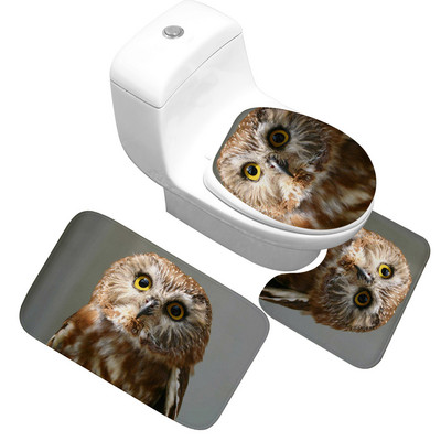 Zeegle trükitud vannimati vaip vannitoa tualettruumi jaoks duširuumi vannivaip Memory Foam vannitoa vannimati komplekt WC vannitoa vaip