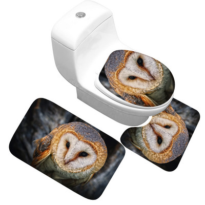 Zeegle trükitud vannimati vaip vannitoa tualettruumi jaoks duširuumi vannivaip Memory Foam vannitoa vannimati komplekt WC vannitoa vaip