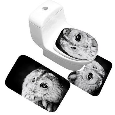 Zeegle trükitud vannimati vaip vannitoa tualettruumi jaoks duširuumi vannivaip Memory Foam vannitoa vannimati komplekt WC vannitoa vaip