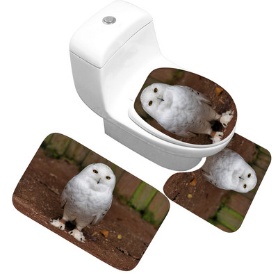 Zeegle trükitud vannimati vaip vannitoa tualettruumi jaoks duširuumi vannivaip Memory Foam vannitoa vannimati komplekt WC vannitoa vaip