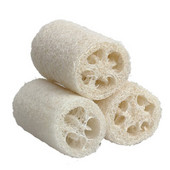 3tk Loofahs Luffa Sponge Massaažikäsn Eemalda surnud nahahooldus Loofa Nature Organic Spa kooriv koorija kehapesu