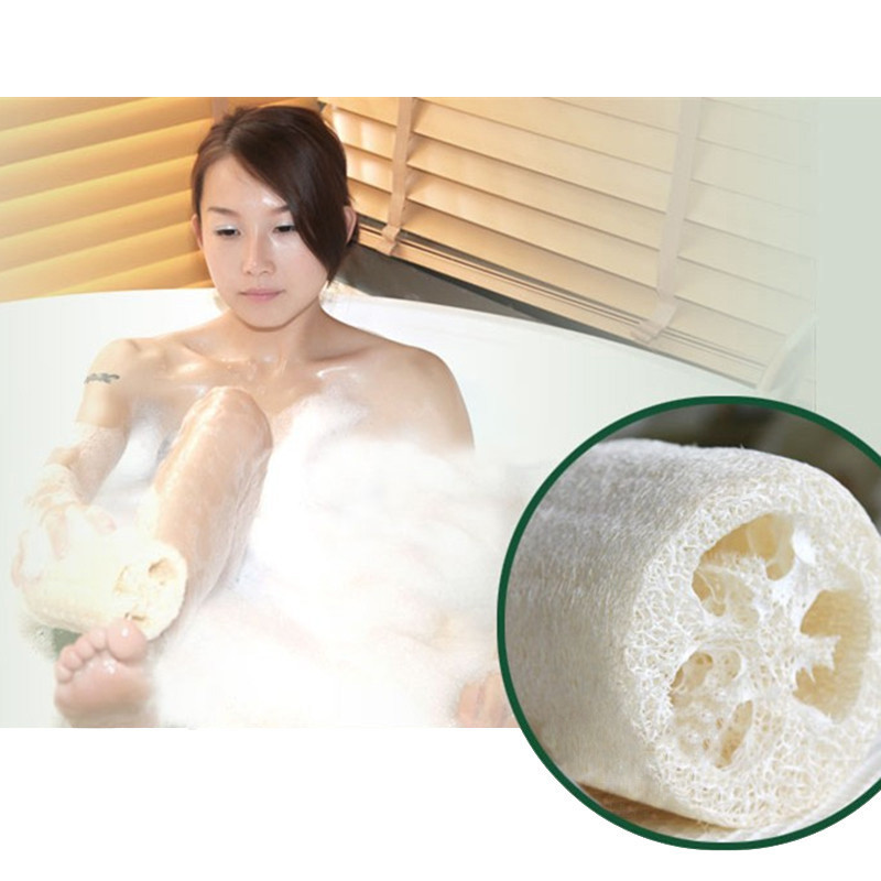 3 gab. Luffa Sponge masāžas sūklis noņemšanai atmirušās ādas kopšanas līdzeklis Loofa Nature Organic Spa pīlinga skruberis ķermeņa mazgāšanai