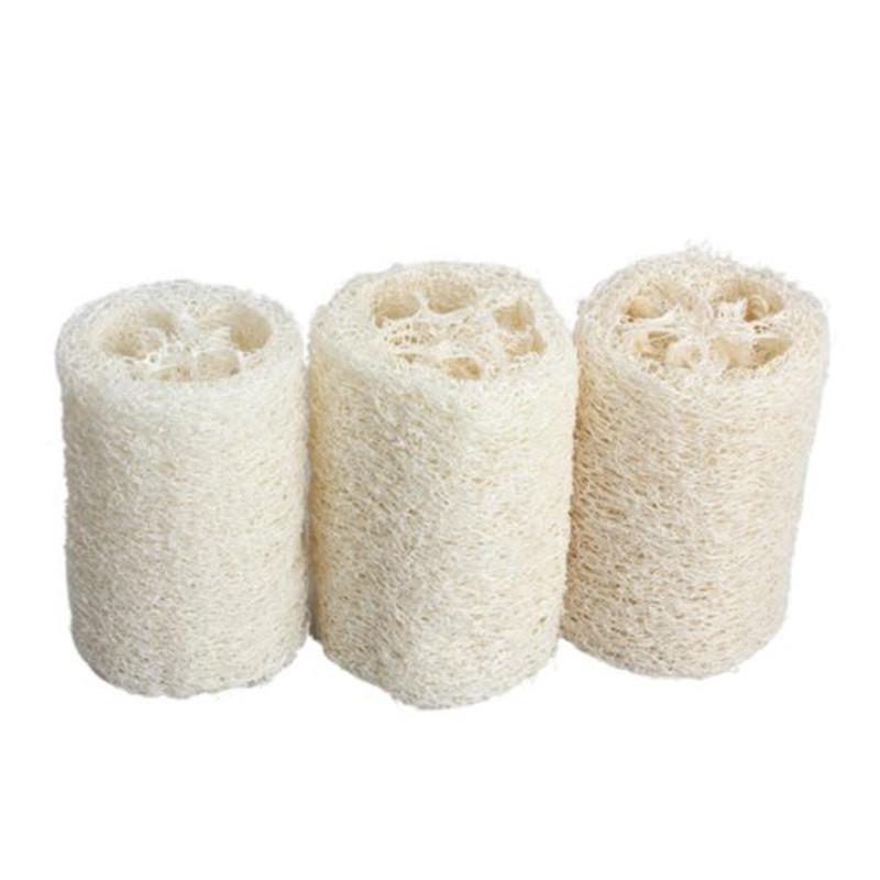 3 gab. Luffa Sponge masāžas sūklis noņemšanai atmirušās ādas kopšanas līdzeklis Loofa Nature Organic Spa pīlinga skruberis ķermeņa mazgāšanai