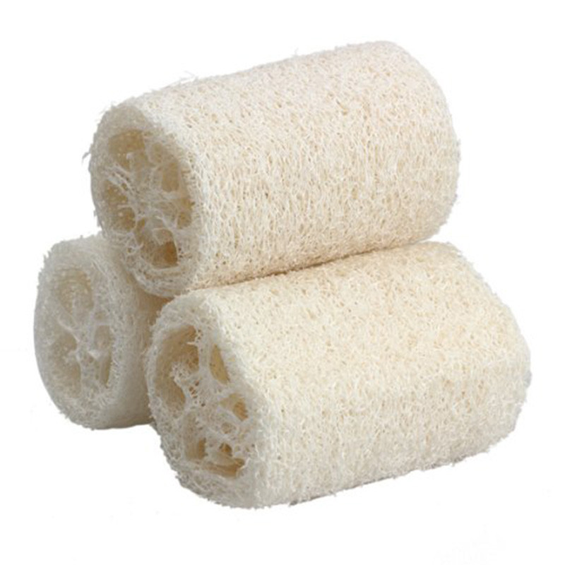 3 gab. Luffa Sponge masāžas sūklis noņemšanai atmirušās ādas kopšanas līdzeklis Loofa Nature Organic Spa pīlinga skruberis ķermeņa mazgāšanai