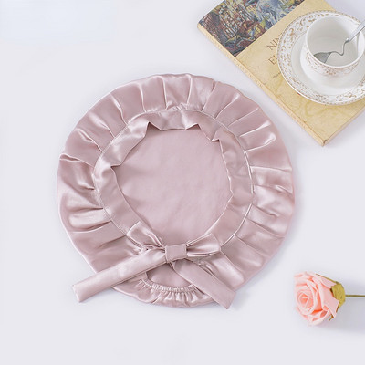 100 tiszta eperfa selyem hálósapka nőknek luxus selyem alvósapkák fejfedő szépség hajápolás turbán fejfedő fejfedő ajándék