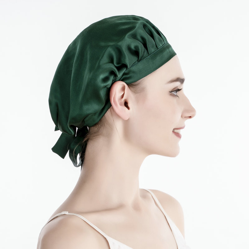 100 tiszta eperfa selyem hálósapka nőknek luxus selyem alvósapkák fejfedő szépség hajápolás turbán fejfedő fejfedő ajándék
