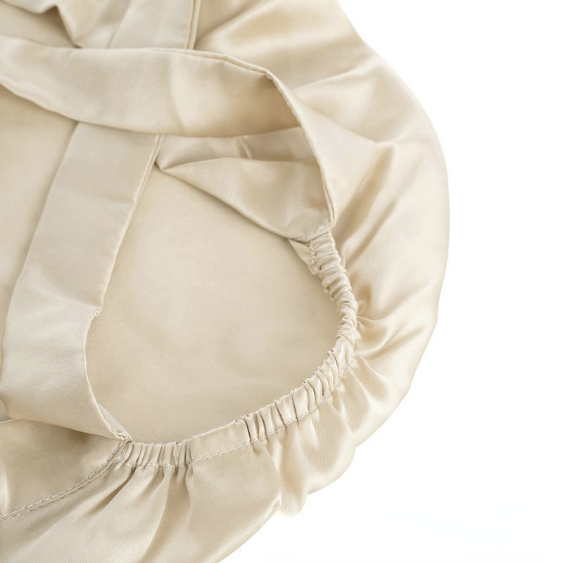 100 tiszta eperfa selyem hálósapka nőknek luxus selyem alvósapkák fejfedő szépség hajápolás turbán fejfedő fejfedő ajándék