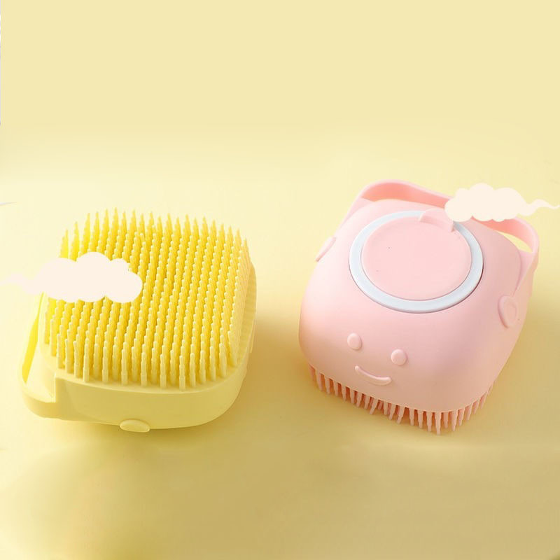 Četka za kupanje Silikonska mekana četka za čišćenje za djecu i odrasle Zaštita kože Masaža Četka za šampon za kupaonicu Alati za kupaonicu