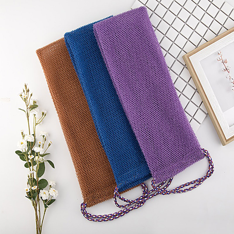 Skrubis mazgāšanas tīkls Washcloth African Net Sponge Long peldēšanas sūklis tīkls dušas pīlings ķermeņa tīkls