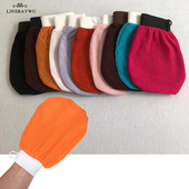 Maroko Hammam Bath Scrub Glove Kooriv keha Näo päevitus Massaažikinnas Koorija Kinnas Random Color Bath Shower Wash Hot
