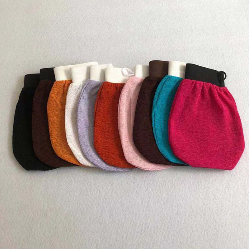 Marokanski hamam Rukavica za piling za kupanje Piling tijela Rukavica za preplanulost lica Masažna rukavica Piling rukavica Nasumične boje Kupanje Tuš Pranje vruće