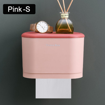 Tualetes salvešu kaste, perforēta, brīva sienas stiprināma rullopapīra futrālis, ūdensnecaurlaidīgs vannas istabas plaukts pie sienas stiprināms virtuves glabāšanas turētājs