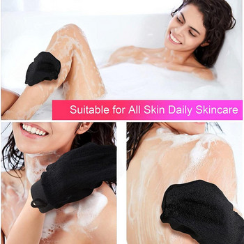 1 бр. Hot Moroccan Hammam Exfoliating Mitt Kessa Scrub Glove Preparation Durable Shower Scrub Gloves Body Facial Facial Massage Mitt