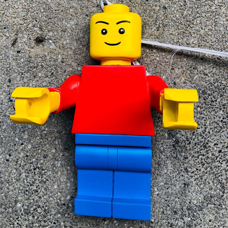 Radoša multfilma, bloka darbības figūra, sveķu dvieļu tualetes audu turētājs Vannas istabas aksesuāri Māja Dzīvošana Mājas dekorēšana