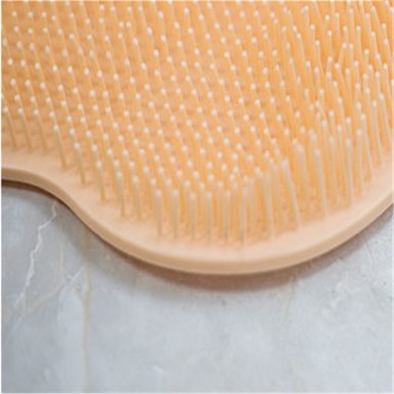 Atkārtoti lietojams dušas muguras skrāpis tīrīšanas birste pēdu mazgāšanas paklājs Daudzfunkcionāls piesūceknis sienas paklājiņš Berzes pēdas rokas ķermeņa peldēšanas piederumi