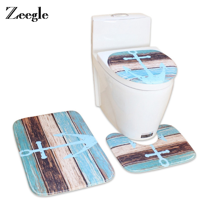 Kupaonska prostirka za kupaonicu Flanelski tepih za kupaonicu Neklizajuća WC podloga Poklopac za WC školjku Podloga za kupaonicu Upijajuća prostirka za tuširanje