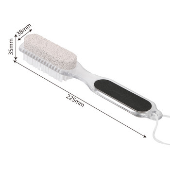 Пемза за крака Четка за премахване на мъртва кожа Продукт за баня Мултифункционален 4 в 1 Инструмент за шлифоване на педикюр