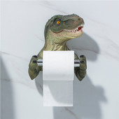 Kuumalt müüdav Tyrannosaurus tualettpaberihoidja Creative dinosauruse rullihoidja WC-tarvikud WC-hoidja vannitoatarvikud